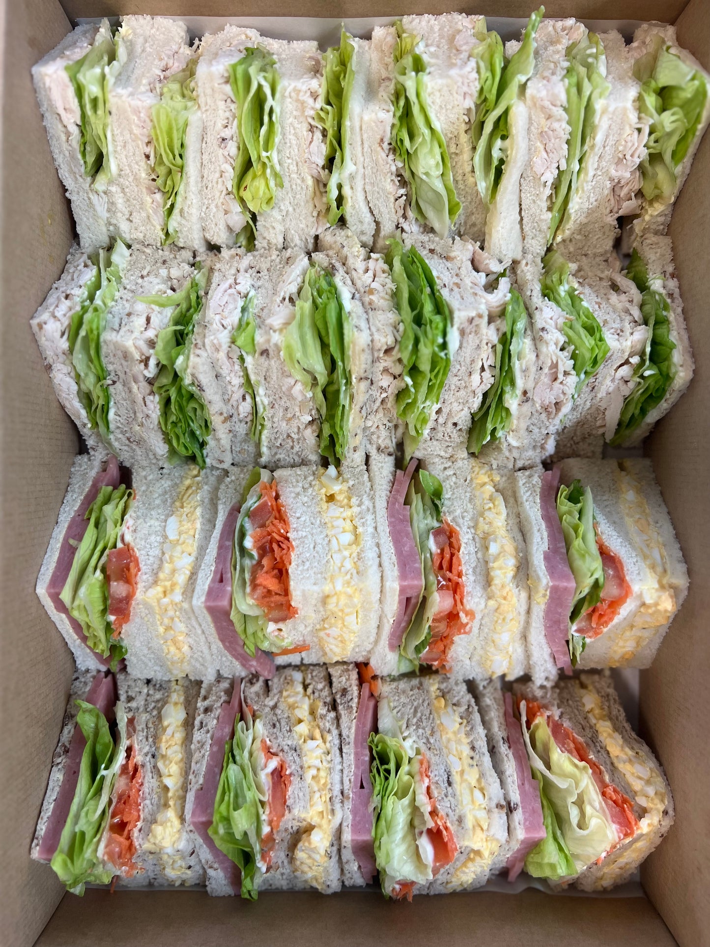 Triangle Sandwich Platter