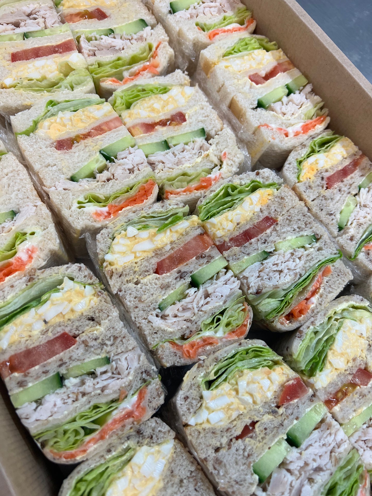 Rectangle Club Sandwiches